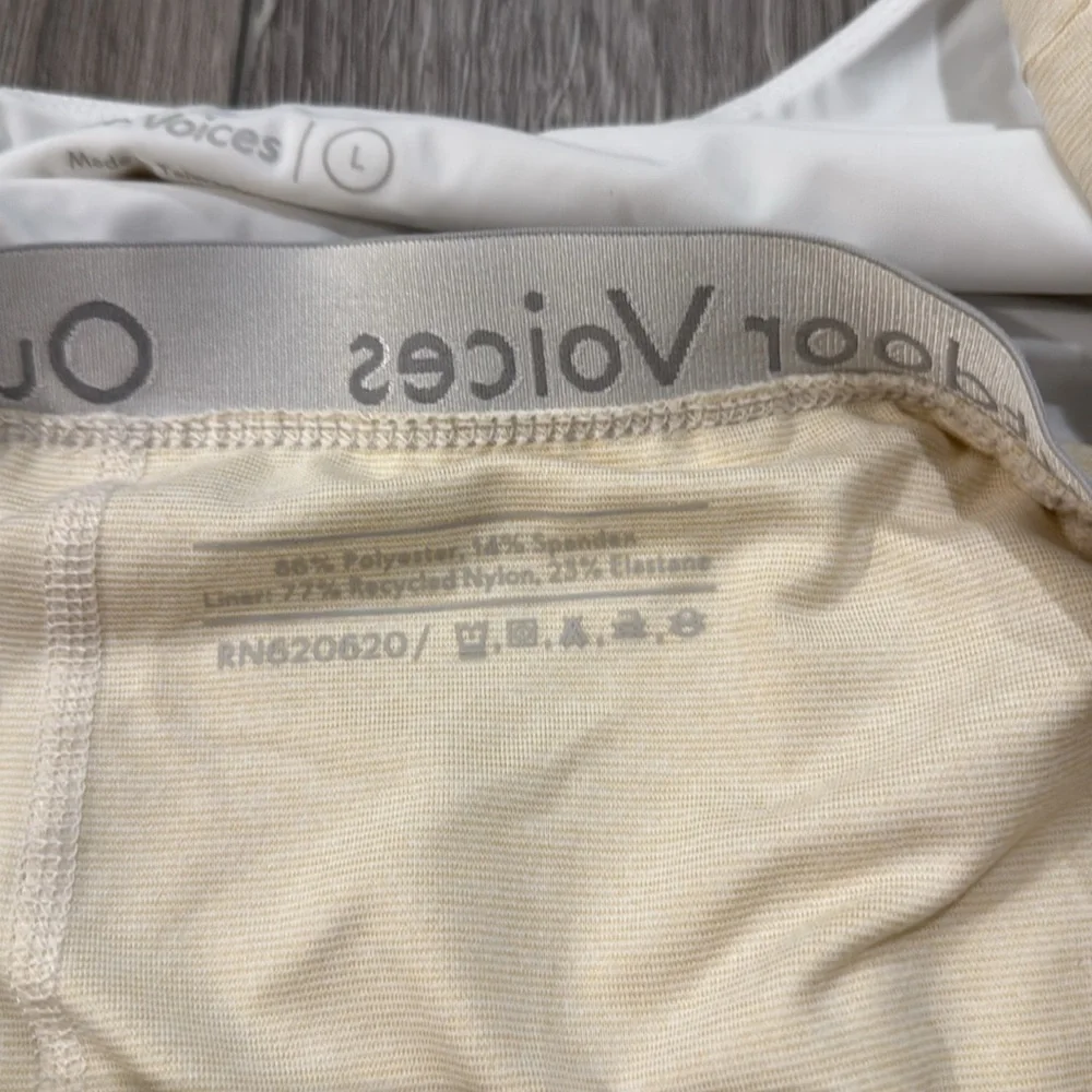 Outdoor Voices Court Dress | Size Large | Cream White